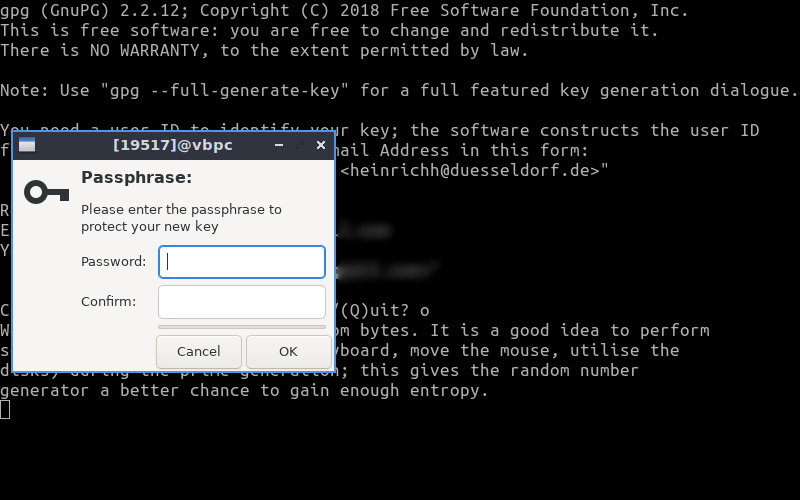 Gpg Generate Key Pair Linux